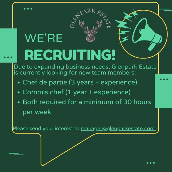 Glenpark Estate  are recruiting.